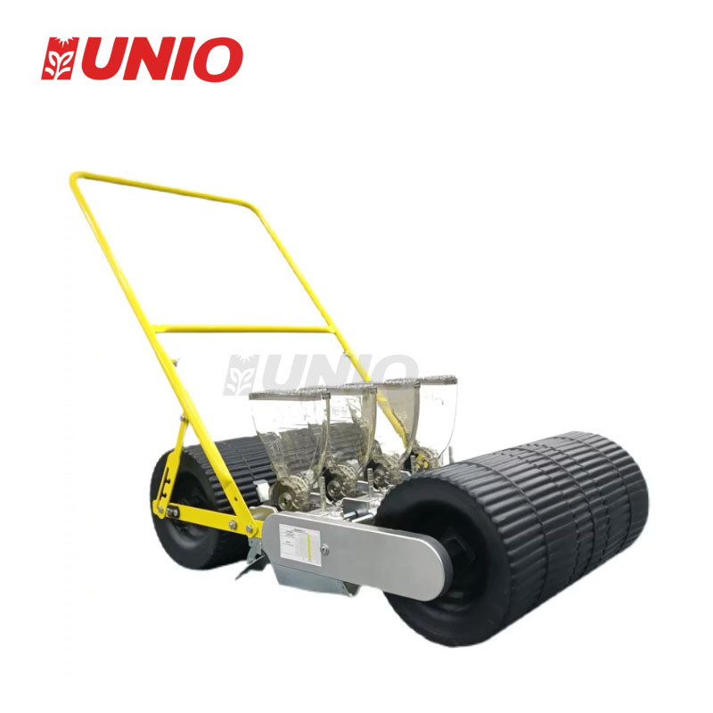 Manual Seeder Hand - Einstellbare Sämvolumen 4-Reihen-Handpflanzmaschine Manuelles Kleinbauernwerkzeug für