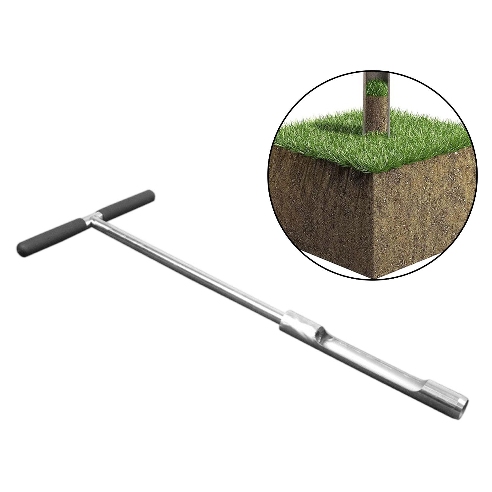 Agriculture Gardening Farming - Edelstahl-Bodensampler-Sonde Professionelles Handgehaltenes Kernprobenwerkzeug für Landwirtschaft,