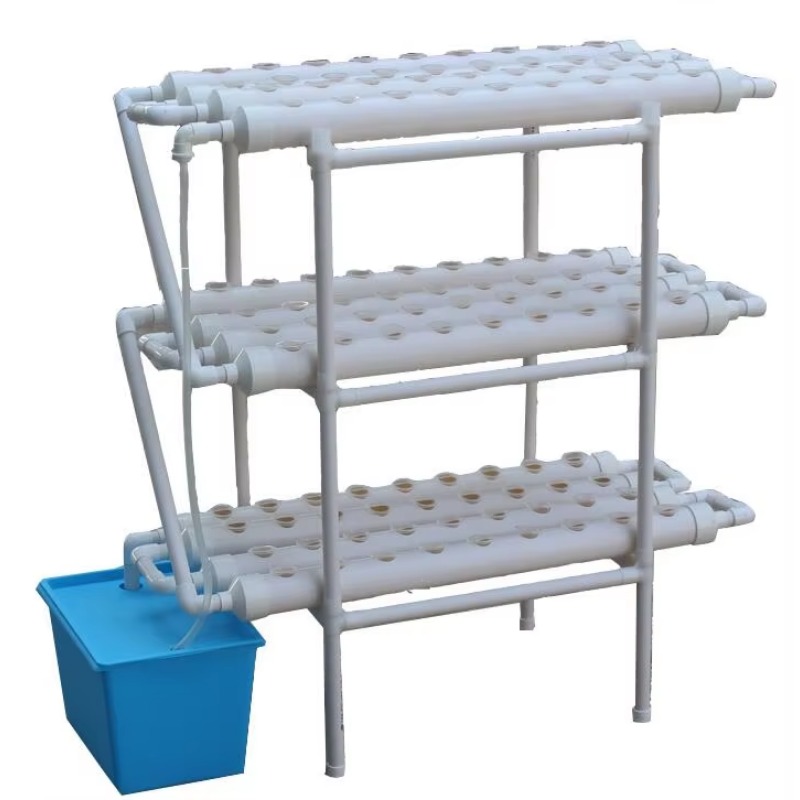 Hydroponic Nft Channel - NFT Hydroponik-System mit 36/54/72/108 Löchern PVC-Kanalrohr