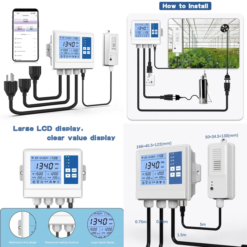 Agriculture Farming Usa - Intelligenter Klimacontroller WLAN Umweltcontroller für Obst-