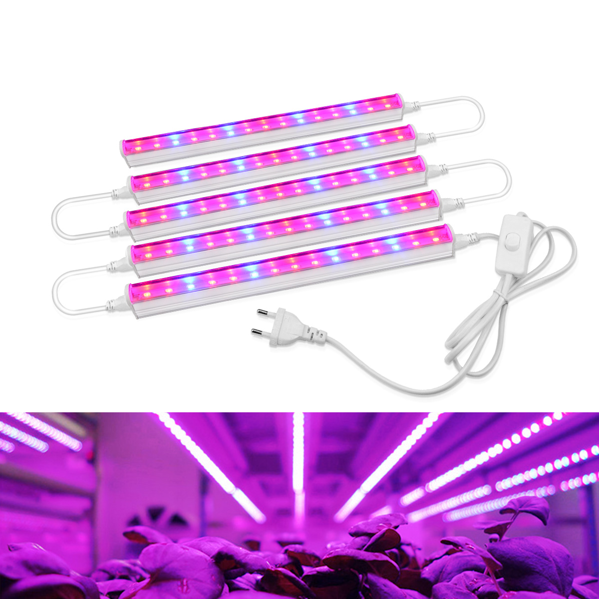 AC220V 110V LED Wachsen Licht  – Hydroponic Nft Channel Bewertung und Preis