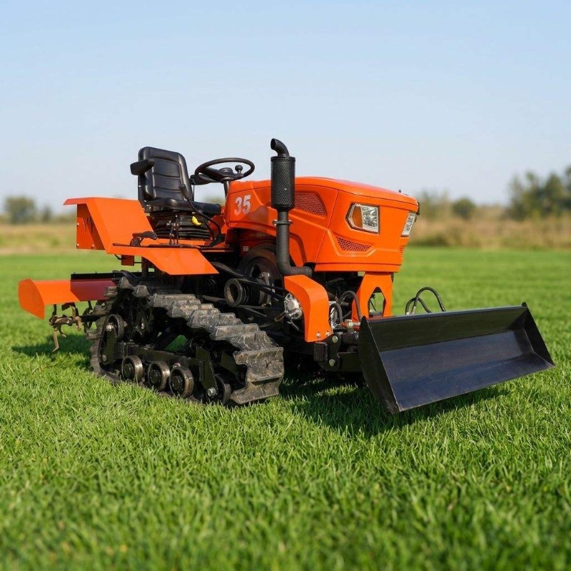 Raupenschlepper 4WD Bodenfräse – Farming Equipment For Agriculture Bewertung und Preis