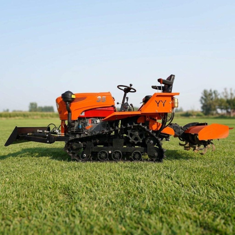 Raupenschlepper 4WD Bodenfräse – Farming Equipment For Agriculture Bewertung und Preis